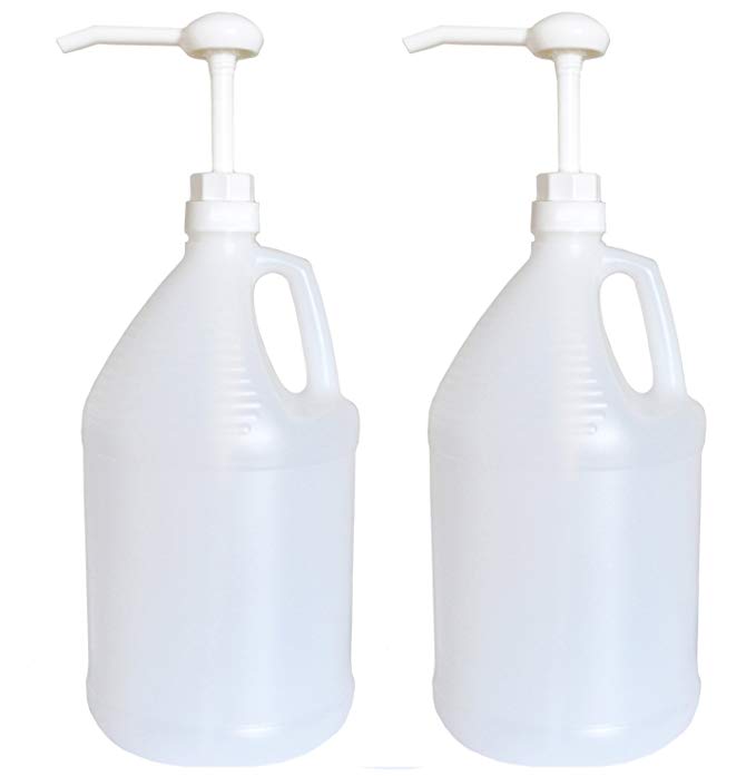 Gallon Jug with Pump, Pack of 2