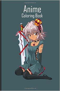 On-The-Go Coloring Book Anime Coloring Book Portable Coloring Book