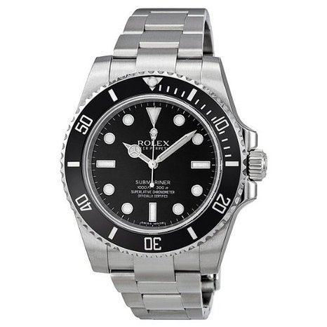 Rolex Submariner Black Dial Stainless Steel Automatic Mens Watch 114060