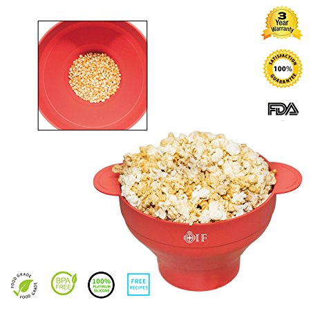Microwave Popcorn Maker Popcorn Popper Bowl Silicone
