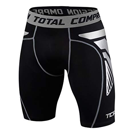 TCA Men's & Boy's CarbonForce Pro Compression Base Layer Shorts Thermal Under Gear