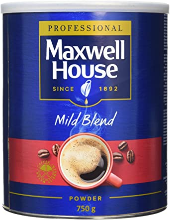 Maxwell House Mild Coffee Powder Tin 750 g (Pack of 1)