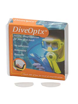 Aqua Dive Optx Flexible Dive Mask Magnifiers (1 Pair) DiveOptx