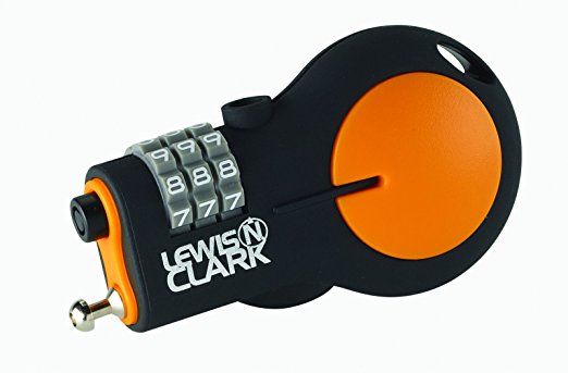 Lewis N. Clark Cable Lock With 30in Retractable Steel Cable