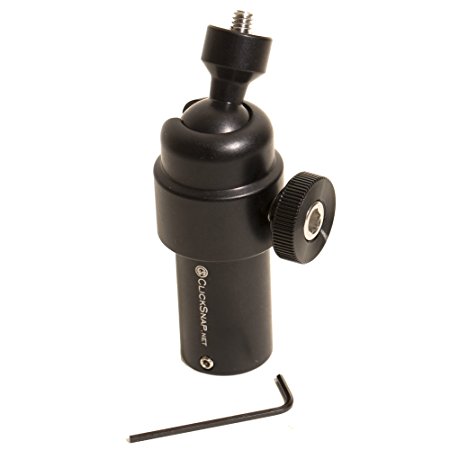 Ball Head Painter's Pole Adapter - Camera Monopod, Selfie Stick, Extension Pole, Telescoping Pole