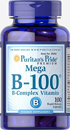 Puritan's Pride Vitamin B-100 Complex-100 Capsules