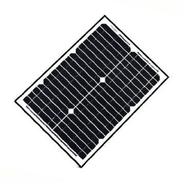 ALEKO SP20W12V Solar Panel Monocrystalline 20W for any DC 12V Application
