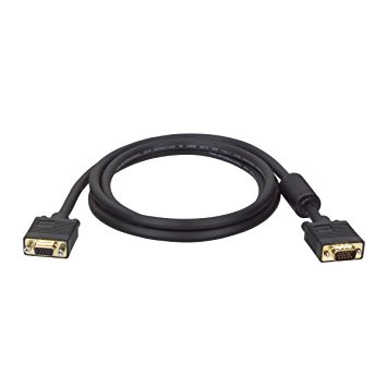 TRIPP LITE VGA Extension Cable with RGB Coax (M/F), High Resolution Monitor Cable, 15' (P500-015)