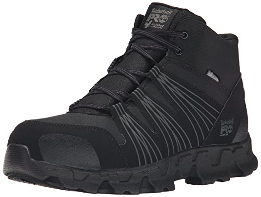 Timberland PRO Men's Powertrain Mid Alloy-Toe ESD Industrial Work Boot