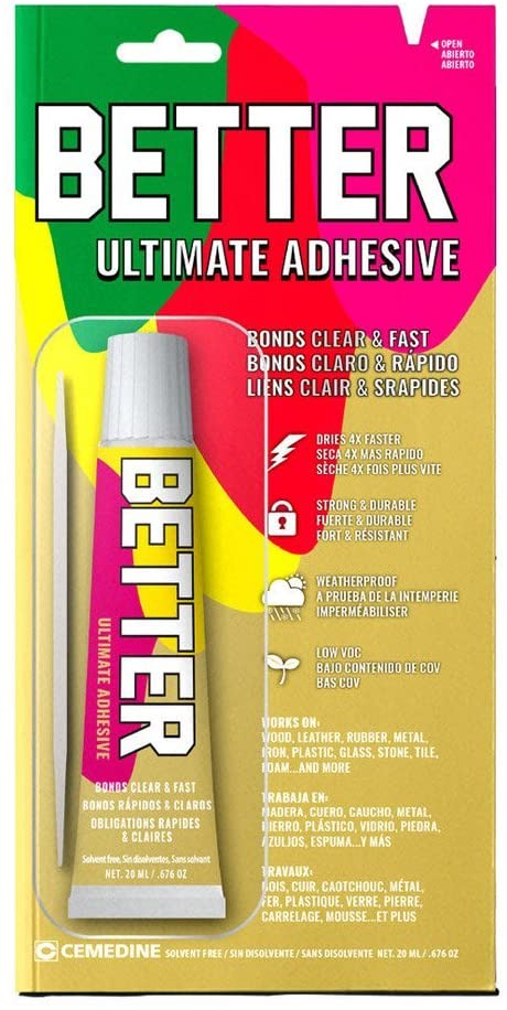 Better Ultimate Adhesive, Non-Toxic Super Glue.20ml Tube, Fast Dry (AX-211)