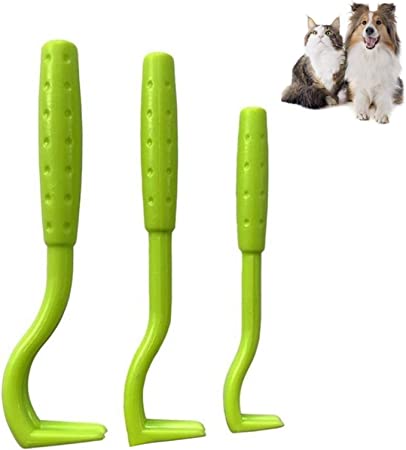 GeekerChip 3Pcs Tick Remover Tool,Painlessly Tick Professional Tick for Humans and Cats Pets,Safe Tick Twister Kit,Green