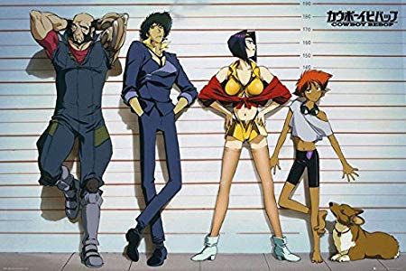 Cowboy Bebop - Anima/Manga TV Show Poster/Print (Line-Up) (Size: 36 inches x 24 inches)