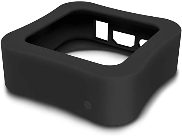 AWINNER Protective Case Compatible for Apple TV 4K 5th / 4th - [Anti Slip] Shock Proof Silicone Cover for Apple TV (Black)