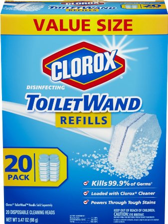 Clorox Toiletwand Disinfecting Refills, 20 Count
