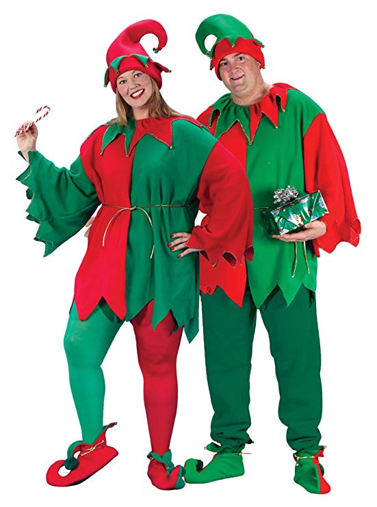 Fun World Costumes Men's Plus-Size Plus Size Elf Costume