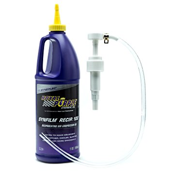 Royal Purple 01513 Synfilm Recip 100 Performance Synthetic Air Compressor Lubricant with Plews Pump