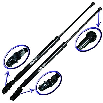 Two Rear Hatch Liftgate Gas Charged Lift Supports for 2003-2008 Subaru Forester Wagon. Left and Right Side. WGS-303-304.