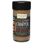 Frontier Ceylon Cinnamon Ground ORGANIC, Fair Trade Certified? 1.76 oz Bottle - 2pc