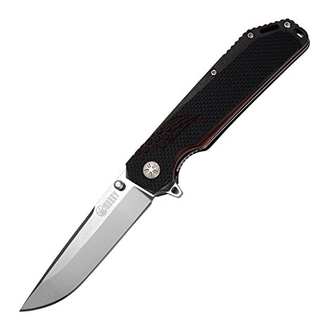 KUBEY Tactical Folding Knife Series Liner Lock Stainless Steel Blade G10 Handle