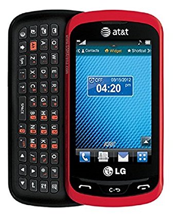 LG Xpression C395 GSM Slider Red (Unlocked)