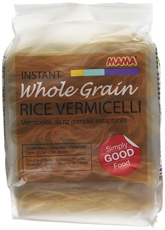 Mama instant Whole Grain Rice Vermicelli Noodles 225 g (Pack of 6)