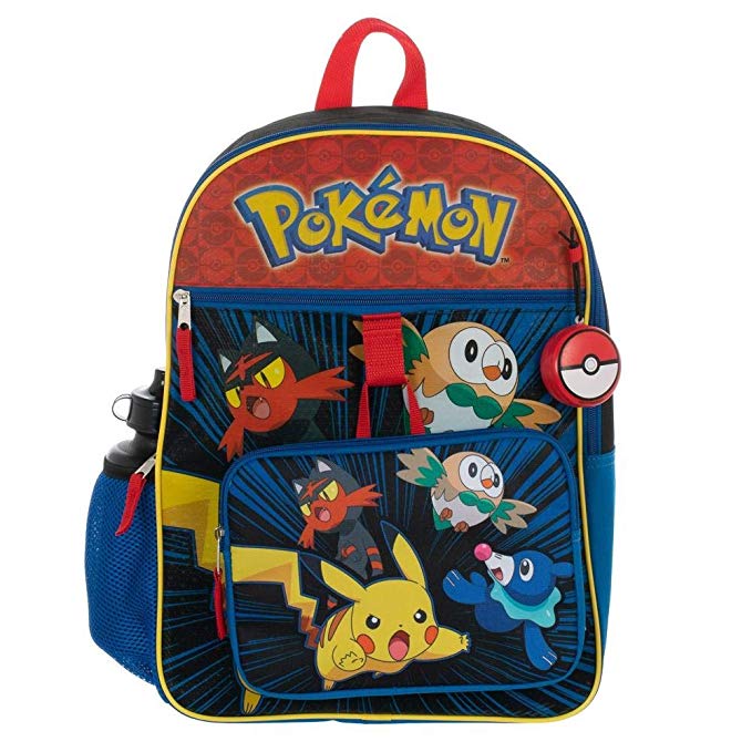 Pokemon Backpack School Supplies Pikachu Accessories