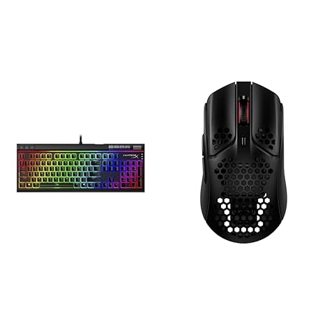 HyperX Alloy Elite 2 Mechanical Gaming Keyboard   HyperX Pulsefire Haste Wireless Gaming Mouse Bundle