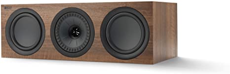 KEF Q650c Center Channel Speaker (Each, Walnut))