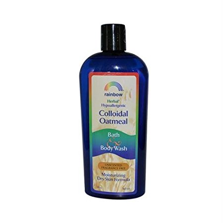Colloidal Oatmeal Body Wash Unscented Rainbow Research 12 oz Liquid