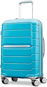 Samsonite Freeform Hardside Expandable with Double Spinner Wheels, Ocean Blue, Carry-On 21-Inch