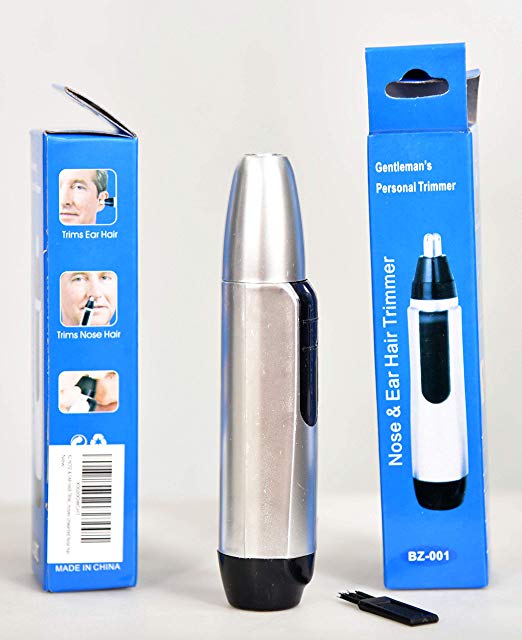 A-2 NOSE & EAR HAIR TRIMMER Clipper for Men & Women, Water Resistant, Stainless Steel Blades Remove Unwanted Nose Hair Gently