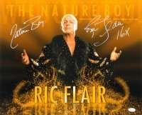 Ric Flair Signed WWE 16x20 Photo Inscribed "16x" & "Nature Boy" (JSA COA)