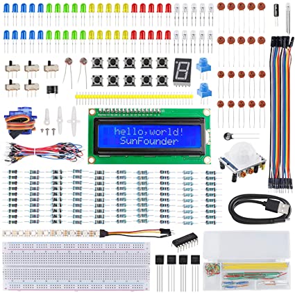 SunFounder Raspberry Pi Pico Basic Starter Kit with Detailed Online Tutorials, One-Stop Learning Electronics and Programming for Raspberry Pi Arduino Beginners & Software Engineer (Pico Not Included)