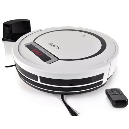 Robot Vacuum Cleaner with Automatic Docking and Scheduled Activation, HEPA Filter Pet and Allergy Friendly - PureClean PUCRC90