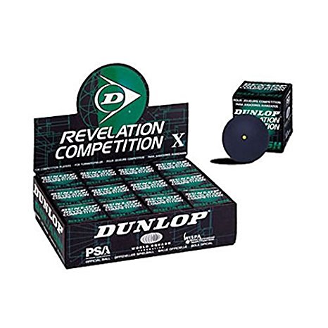 Dunlop Competition - Single Yellow Dot Squash Ball