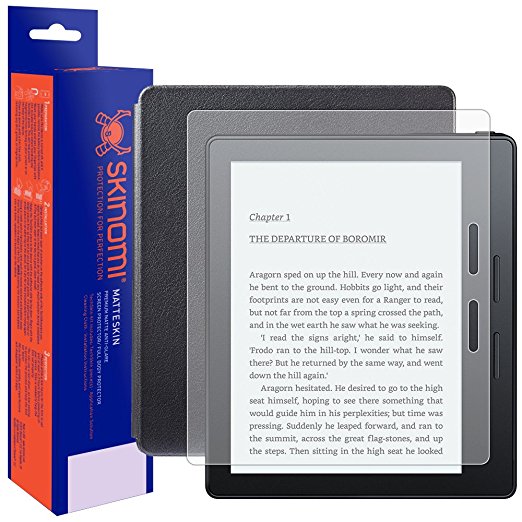 Kindle Oasis Screen Protector, Skinomi MatteSkin Full Coverage Screen Protector for Kindle Oasis Anti-Glare and Bubble-Free Shield