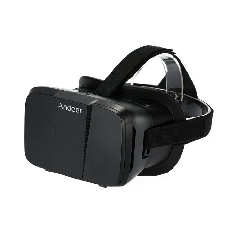 Andoer Portable 3D VR Glasses Virtual Reality VR Head Mount With Headband VR For All 3560 Smartphone For iPhone 6 6Plus Samsung S6 S5 Note 4 3 HTC LG