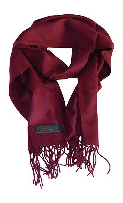 Anny’s 100% Pure Cashmere Scarf 12”x72” with Gift Bag - Silky Soft Cashmere Scarf Gift (28 Colors)