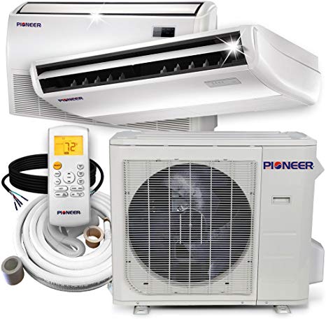 PIONEER Air Conditioner Inverter   Split Heat Pump, 36,000 BTU, 208-230 V