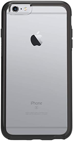 OtterBox Symmetry Series Slim Protective Case for iPhone 6s Plus & iPhone 6 Plus - Non-Retail Packaging - (Black Crystal)