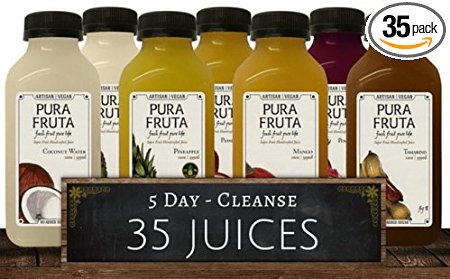 Pura Fruta Fruitarian Juice Cleanse (5 Day, 35 Pack)