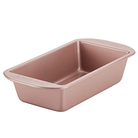 Farberware 47773 9" x 5" Steel Loaf, Meatloaf Pan, Rose Gold