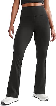 CRZ YOGA Womens Butterluxe High Waist Flare Pants 30.5" / 32" / 33.5"- Wide Leg Bootcut Yoga Pants with Pocket Lounge Casual