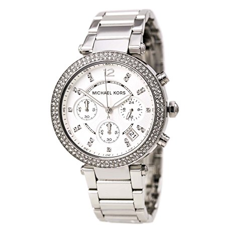 MICHAEL KORS PARKER Ladies Chrono Watch MK5353 New Box And Warranty