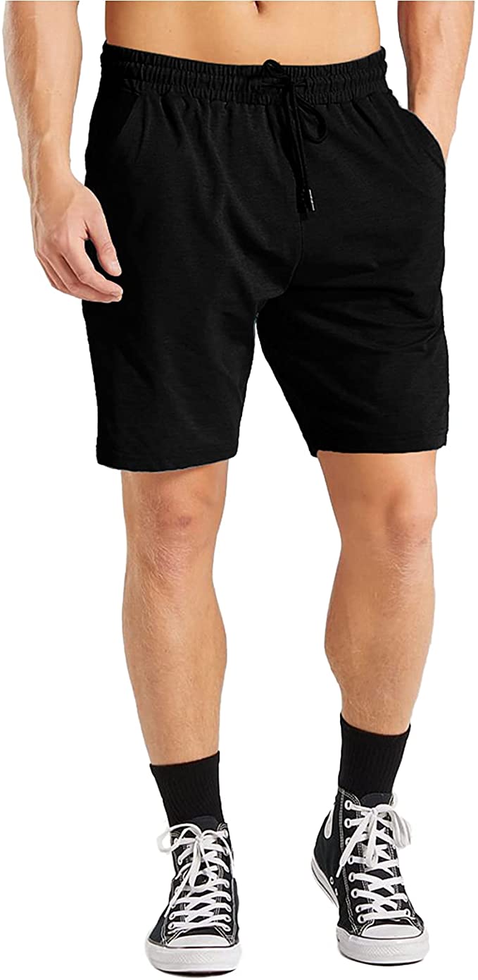 PIDOGYM Men's Workout Gym Shorts,Quick Dry Lightweight Running Shorts with Zipper Pocket