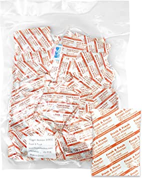 300 CC [100 Packets] Premium Oxygen Absorbers for Food Storage, Oxygen Scavengers Packets(1 Bag of 100 Packets) - ISO 9001 Certified Facility Manufactured Oxygen Absorbers