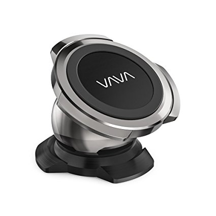 VAVA Magnetic Phone Holder for Car Dashboard with a Super Strong Magnet for iPhone 7/7 Plus/8/8 Plus/X/Samsung Galaxy S8/S7/S6 and More - Black