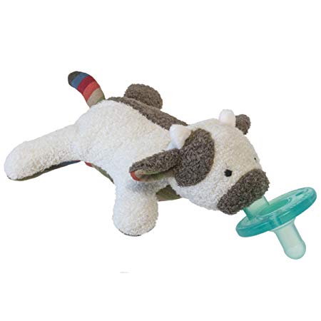 Mary Meyer WubbaNub Soft Toy and Infant Pacifier, BooBoo MooMoo