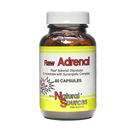 Natural Sources Raw Adrenal, 60 Count