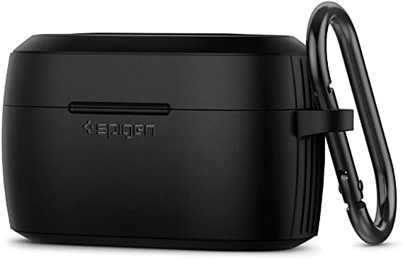 Spigen Rugged Armor Designed for Jabra Elite 75t Case - Matte Black